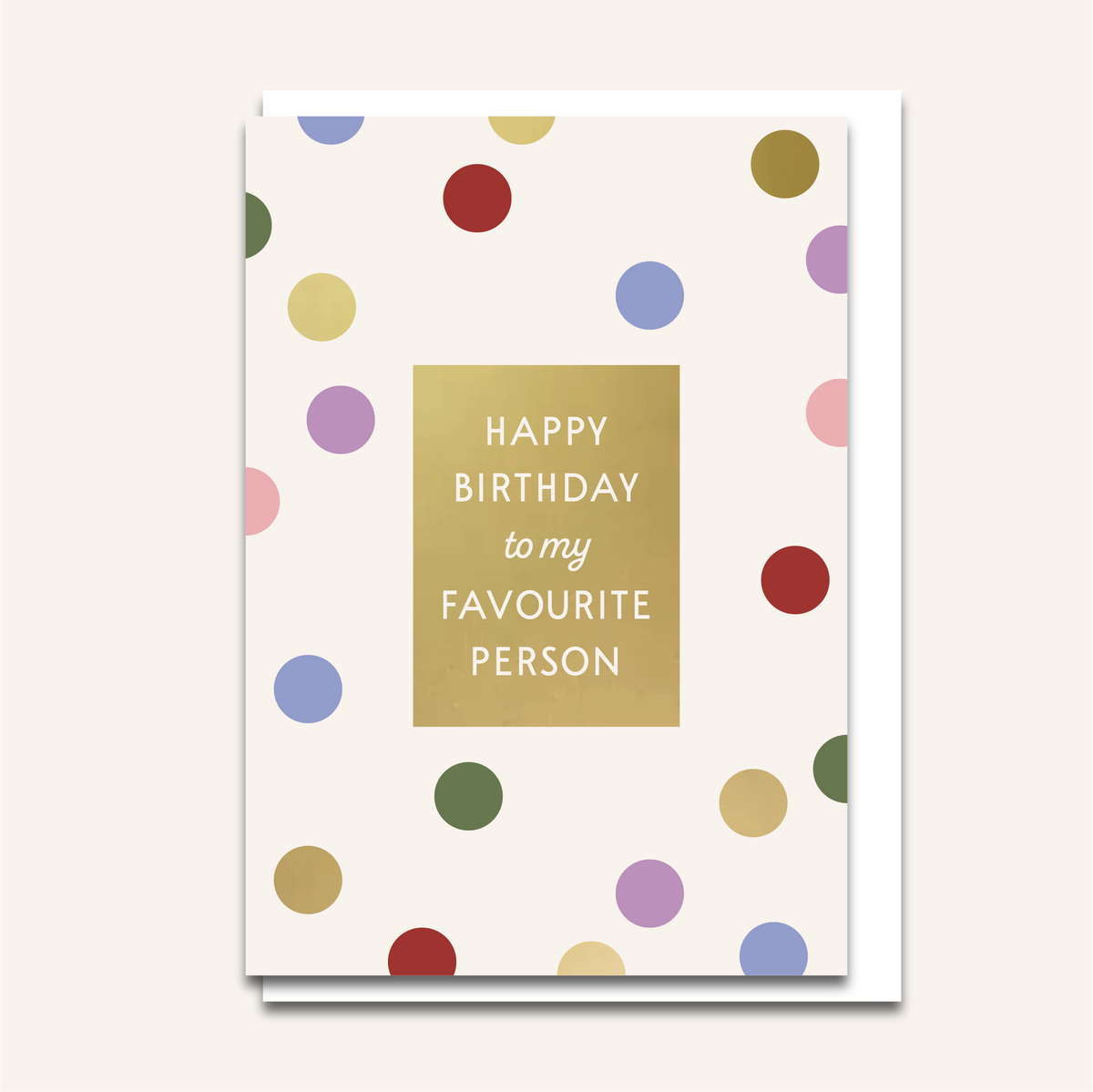 Favourite Person Birthday Card