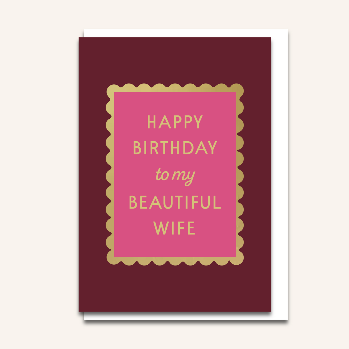 Beautiful Wife Birthday Card